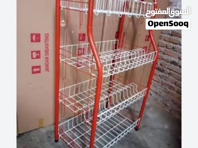 سلة صحون كبيرة اربع رفوف