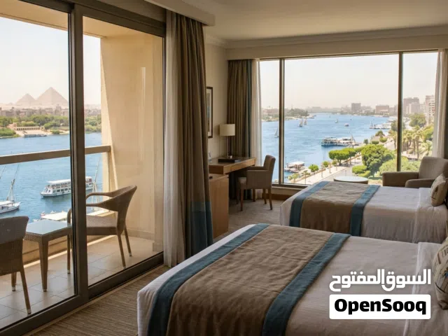 اهرب من زحمة الدنيا وتعالا اشتري وحدة فندقية مع intercontinental بــ فيو على النيل والاهرامات