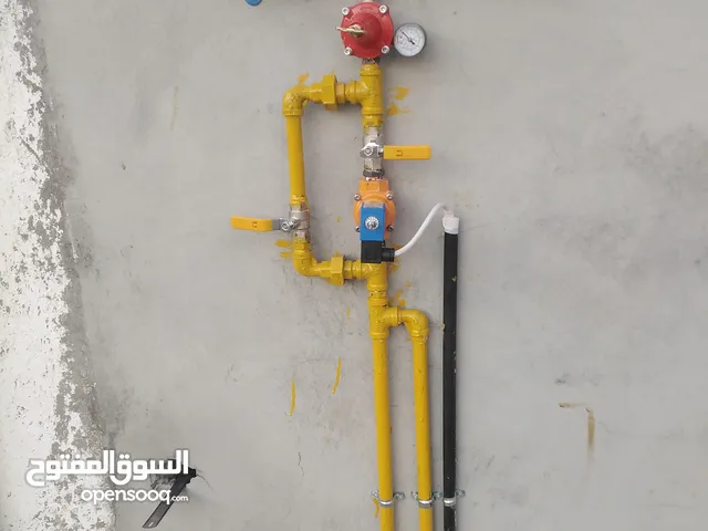 انا تركيب بيب الغاز والمطعم والمنازل Gas work pipe fittings restaurant and house and automatically