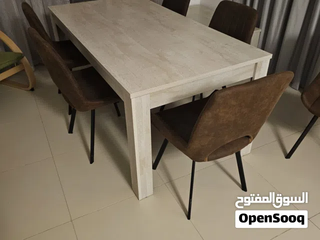 dining table, chairs and bar chairs for sale
