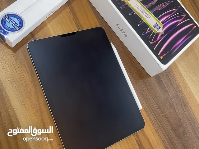 ايباد برو m2 الجيل الرابع 256ك 11 بوصة بطارية 82 مع قلم ابل بينسل الجيل الثاني