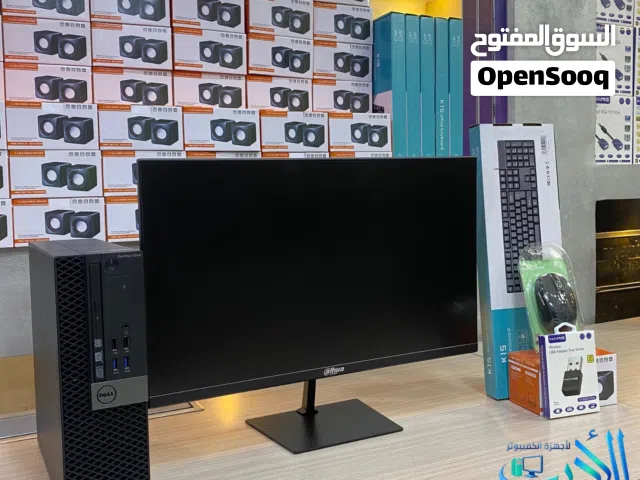 اقوي العروض عند الاديب للكمبيوتر اجهزه امريكيه كور أي فايف جيل سادس بمواصفات قويه جدا مع شاشات 24