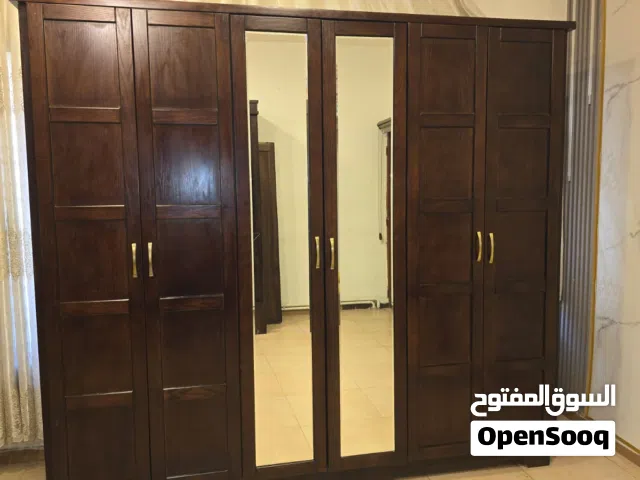 غرفة خليجي مستورد خشب لاتية 18 فرشات زنبرك طبية جديد خزانة 6 درف