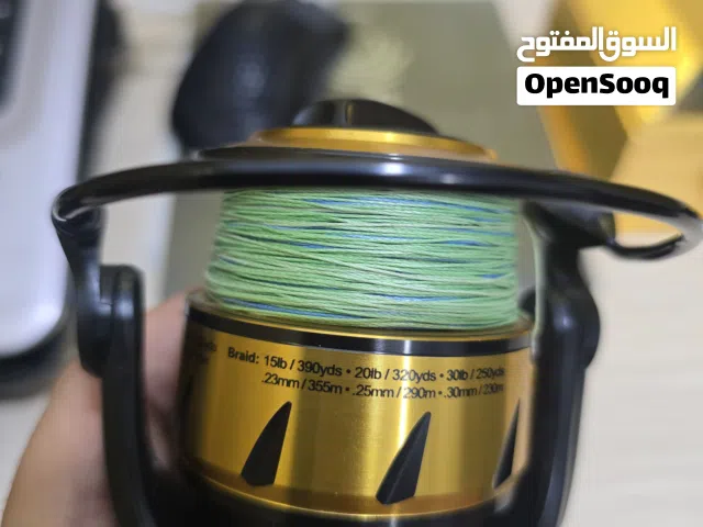 ماكينة صيد PENN Spinfisher 4500VI أصلية وبالكرتون والبرايد وبحالة كالجديد استعمال 3 طلعات