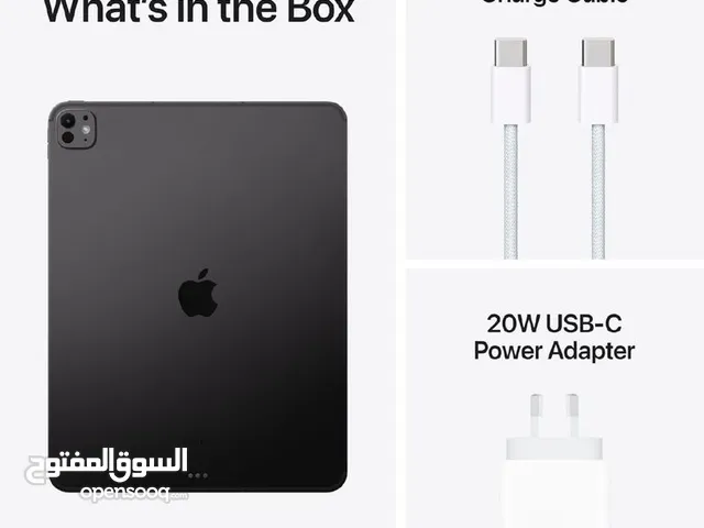 iPad Pro 13-inch (M4) – Wi‐Fi + Cellular قوة خارقة بتصميم فائق النحافة والجمال .