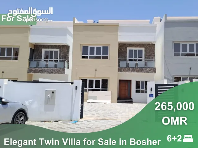 Elegant Twin Villa for Sale in Bosher  REF 457YB