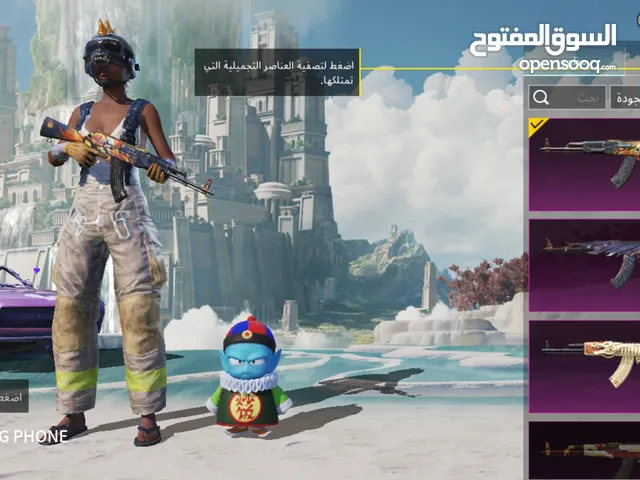 حساب ببجي نادر ومميز
