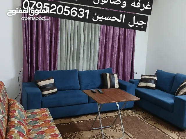 50 m2 1 Bedroom Apartments for Rent in Amman Jabal Al Hussain