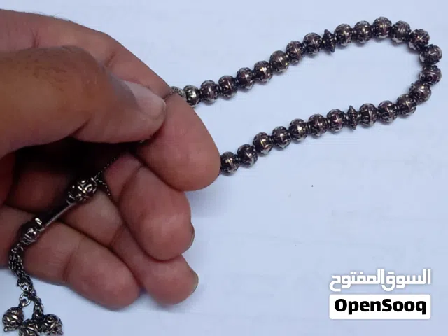 سبحة قديمة فضة ونيكل