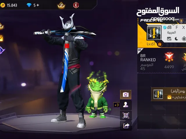 Free Fire Accounts and Characters for Sale in Amman