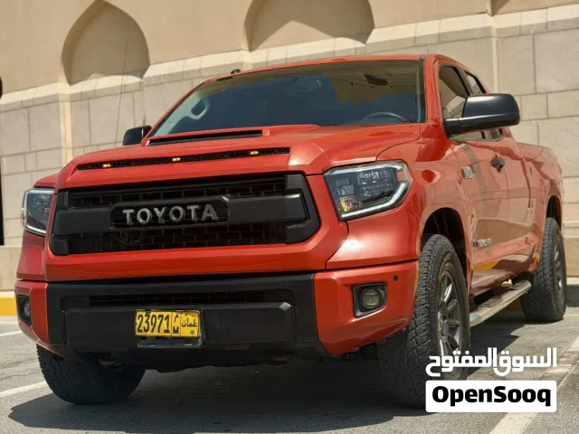 تويوتا توندرا 2016 بيك اب برتقالي مستعملة بحالة ممتازة غماره ونص