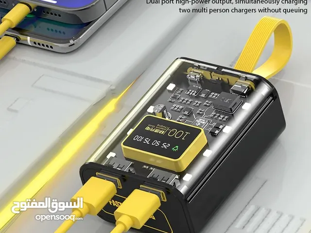 شاحن صندوق ثلاث بطاريات ليثيوم ايون قابلة لاعادة الشحن بنك باور شفاف مع اضاءة شاحن بطاريات 18650