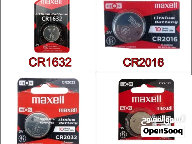 بطاريات #MAXELL الياباني الاصلي متوفر جميع المقاسات - لرموتات السيارة ابتدأ من 2 دينار