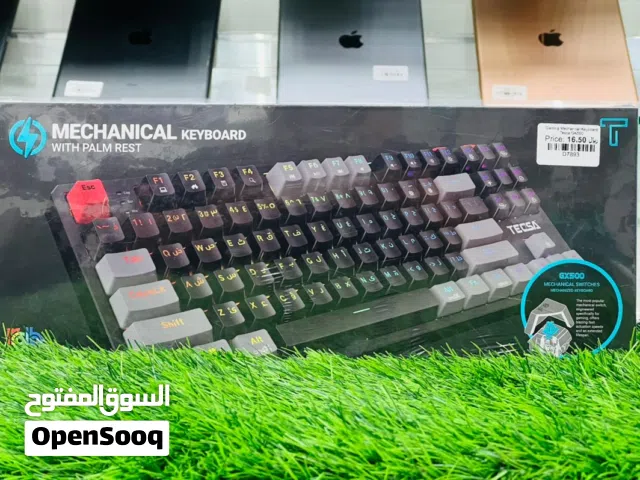 Tecsa Mechanical Keyboard with palm rest	/ mechanical keyboard in Oman