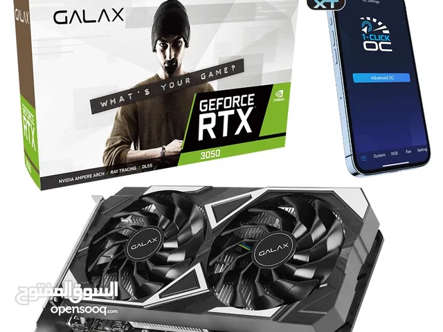 كرت شاشة GALAX RTX 3050 6GB GDDR6 الجيل الجديد من الأداء الرسومي