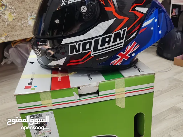 Nolan helmet mint condition with protection and box