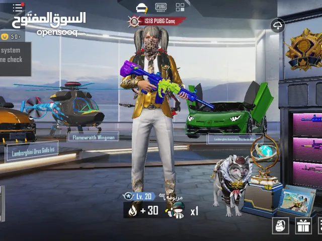 حساب ببجي للبيع