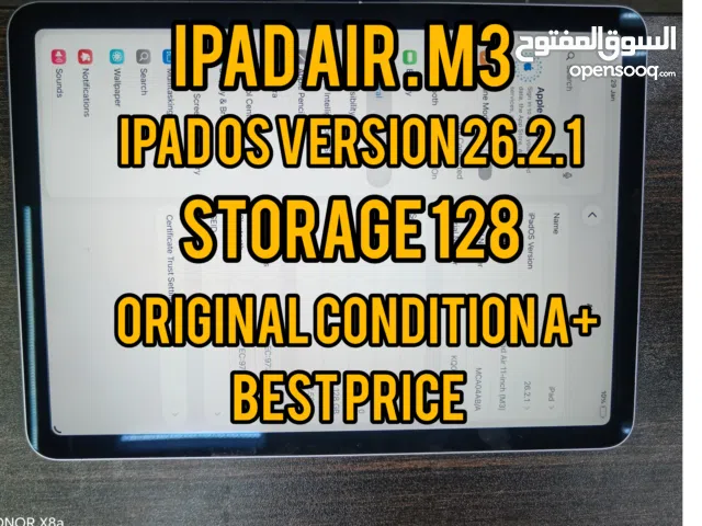 NEW Apple iPad Air 11 Inch M3 Chip 7th Gen 128GB  2025 Model 11"