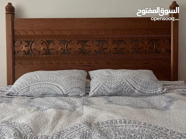 Vintage bed - carved solid wood