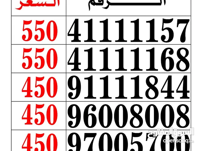Zain VIP mobile numbers in Kuwait City
