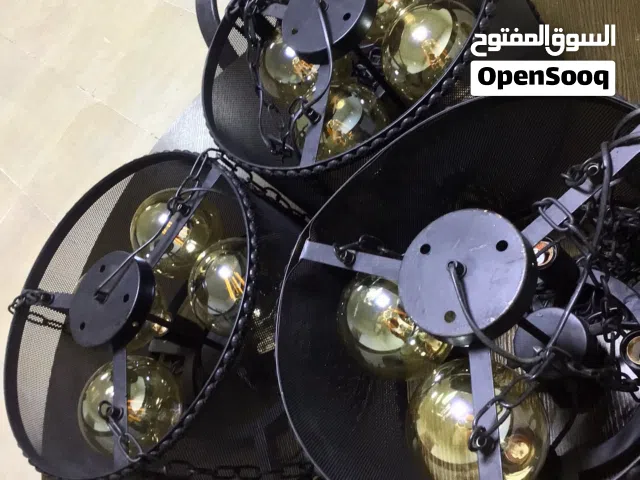 مصابيح سقف شبكيه معلقه بتصميم صناعي ( ثريه )