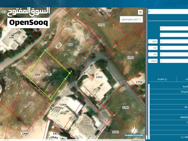 ارض مميزة للبيع في منطقة الظهير / حوض الطبقة تنظيم سكن ب