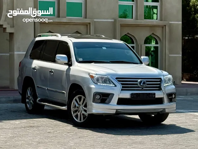 ستيشن لكزس LX570 s خليجي استخدام نضيف موديل 2013 فل مواصفات ممتاز جاهز لتسجيل
