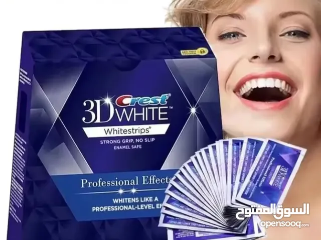 لزقات كريست لتبيض الاسنان crest for white stripes