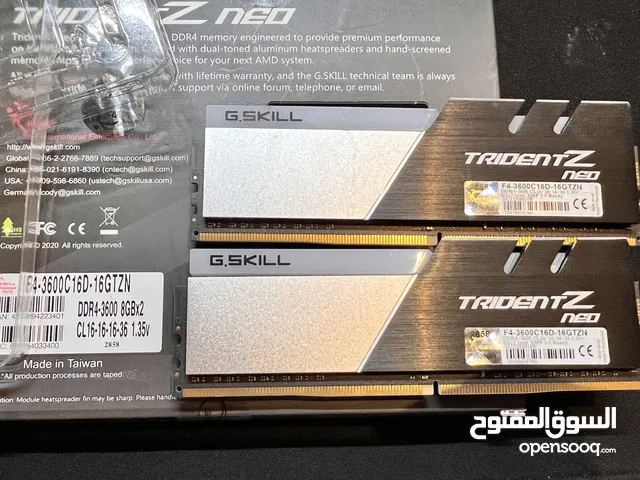 G.SKILL RAM Trident Z Neo Series 16GB (2 x 8GB) 288-Pin RGB DDR4 3600 CL16