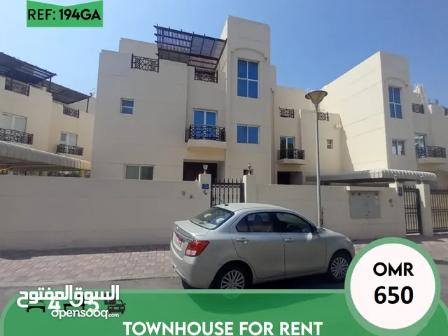 Great Townhouse for Rent in Madinat As Sultan Qaboos  REF 194GA