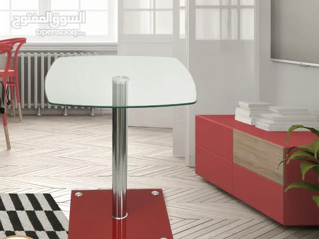 طربيزة جانبيةوجه سيكوريت بقاعدة ملونة بألوان جميلةمناسبة للمنازل والمكاتب