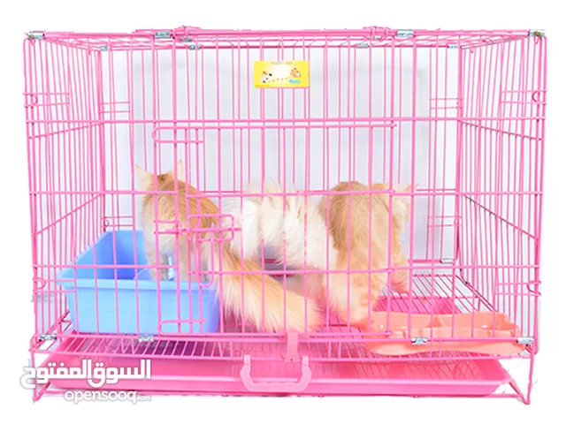 قفص قطط وكلاب للبيع مع لتر بوكس