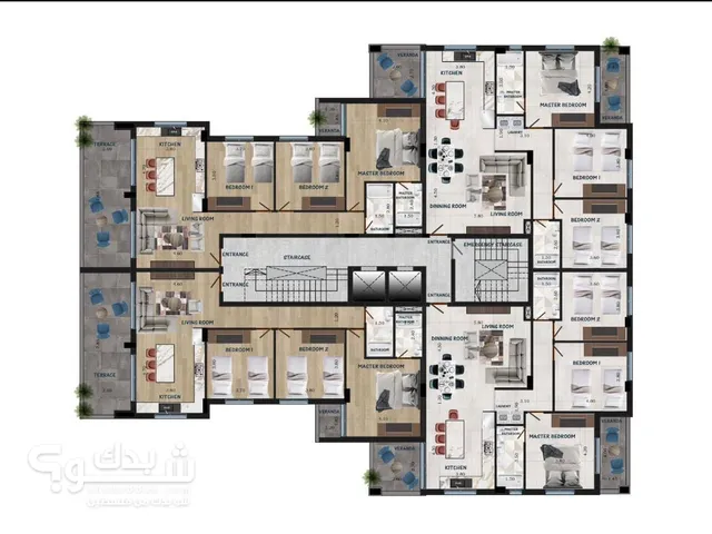 150m2 3 Bedrooms Apartments for Sale in Ramallah and Al-Bireh Dahiat Al Rayhan