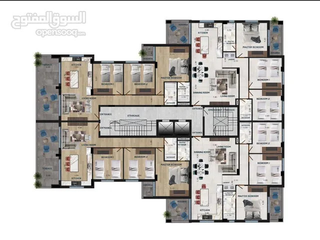 150 m2 3 Bedrooms Apartments for Sale in Ramallah and Al-Bireh Dahiat Al Rayhan