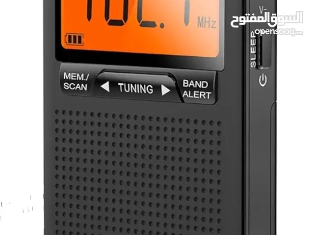 راديو رقمي حديث غير مستعمل يعمل ببطاريات قلم