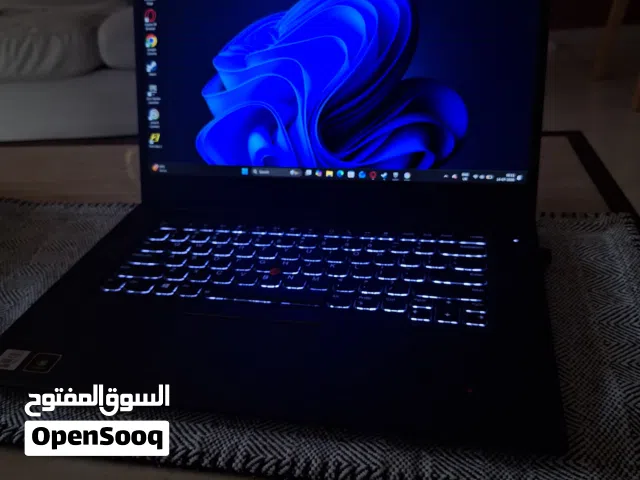 lenovo Thinkpad p1 gen 3 with 4gb Nvidia Graphics