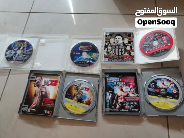 العاب بلاي ستيشن 3 في حاله جيده جدا غير مستعمل ابدا و لا يوجد خدوش او علامات تخريب تأتي مع الكيس