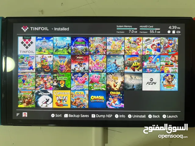 Nintendo Switch like new hacked 256gb 25 games all accessories included