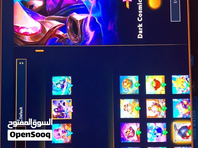 حساب LOL فخم مع 365 سكن + سكن ليجيندري TFT – ماستر TFT ودايموند رانكد
