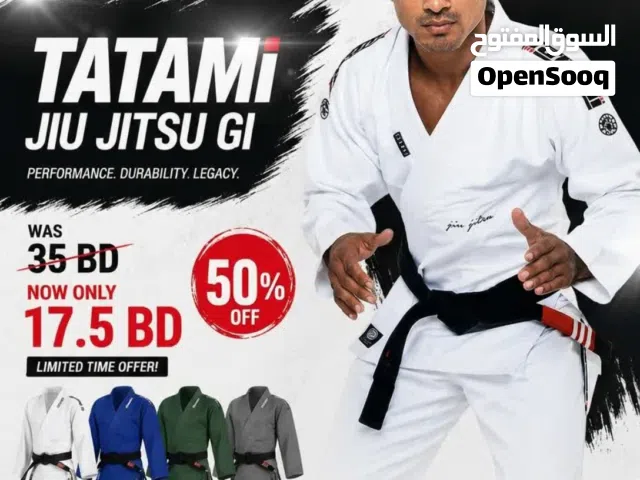 Tatami Jiu Jitsu Gi – 50% OFF New