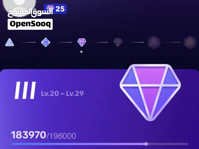 حساب تيك توك لفل 25 قريب ال 26