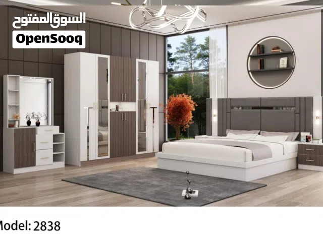 غرف نوم صناعة الصين 6 قطع بدون الفراش بدون نقل وبدون تركيب اسعار الجملة لفترة محدودة  البدرللمفروشات