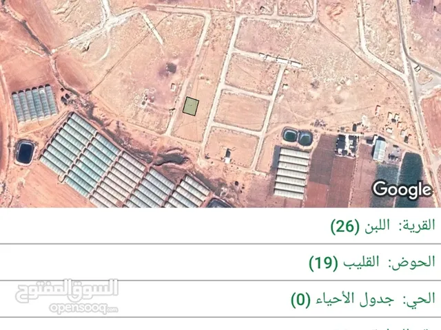 قطعتين أرض متلاصقات للبيع خلف جامعة  الإسراء 643 م + 611 م  حوض 19/القليب...