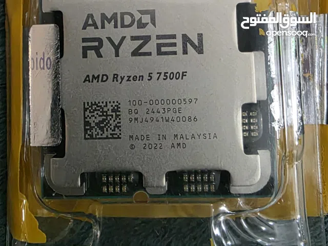 معالج Ryzen 5 7500F جديد Tray
