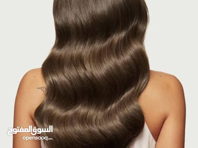 وصلة شعر طبيعي 100% بأحجام مختلفة جاهز للتركيب مباشرة