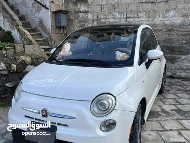 فيات لون ابيض 2013 للبيع