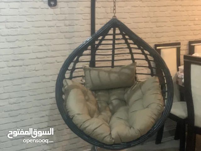 أرجوحة مع سجادة فرو اوف وايت سميكة مقاس 220