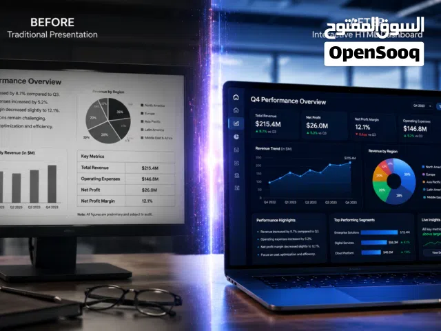 تحويل عروض PowerPoint التقليدية إلى صفحات HTML تفاعلية