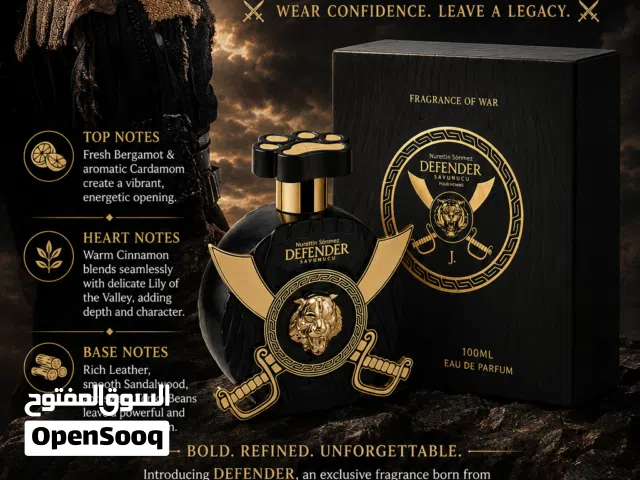 DEFENDER, an exclusive mens fragrance born from the collaboration between J.dot & Nurettin Sonmez.