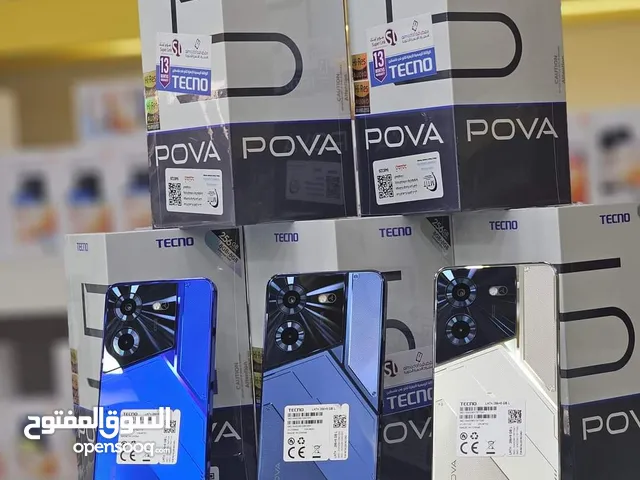 جهاز جديد Pova 5 رام 16 جيجا 256 مكفول سنة متوفر توصيل